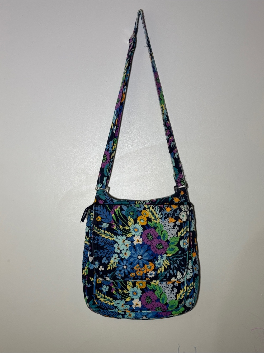 Vera Bradley Floral Quilted Crossbody‎ Magnetic Flap Bag
